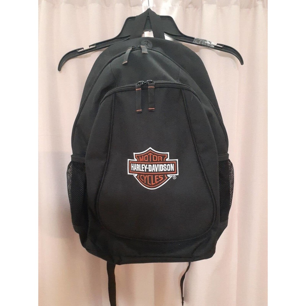 Harley Davidson Motorcycles Black Backpack Large Gem